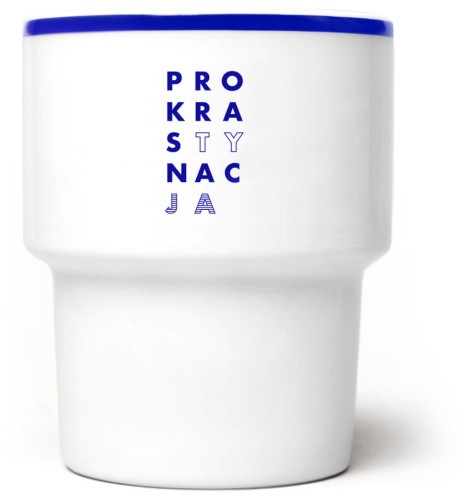 Kubek bez ucha Prokrastynacja